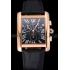 Cartier Tank MC Black Dial Gold Case Black Leather Bracelet  622694