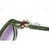 Cheap Cartier Golden Finish Panthere Detail Black And Green Frame Sunglasses 308265