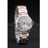 Cartier Ballon Bleu 38mm White Dial Stainless Steel Case Two Tone Rose Gold Bracelet Replica