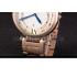 Cartier Ballon Bleu Rose Gold Stainelss Steel Strap White Dial  621453