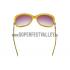 Cartier Golden Logo Detail Black And Yellow Frame Sunglasses 308277 Replica