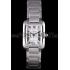 Cartier Tank Anglaise 23mm Silver Dial Stainless Steel Case And Bracelet