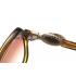 Cartier Double C Decor Black And Brown Sunglasses  308253