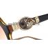 Cartier Double C Decor Black And Brown Sunglasses  308253