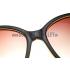 Cartier Double C Decor Black And Brown Sunglasses  308253