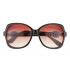 Cartier Double C Decor Black And Brown Sunglasses  308253