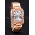 Cartier Tank Anglaise 30mm White Dial Diamonds Rose Gold Case Rose Gold Bracelet