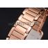 Cartier Tank Anglaise 30mm White Dial Diamonds Rose Gold Case Rose Gold Bracelet