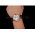 Swiss Cartier Ballon Bleu Two Timezone White Dial Diamond Case Rose Gold Bracelet 1453870