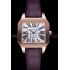 Cheap Cartier Santos 100 Polished Rose Gold Bezel 621921