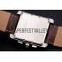 Cartier Tank MC Brown Dial Stainless Steel Case Brown Leather Bracelet  622692