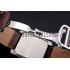 Cartier Tank MC Brown Dial Stainless Steel Case Brown Leather Bracelet  622692