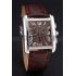 Cartier Tank MC Brown Dial Stainless Steel Case Brown Leather Bracelet  622692