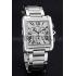 Cartier Tank MC White Dial Stainless Steel Case And Bracelet  622697 Replica