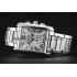 Cartier Tank MC White Dial Stainless Steel Case And Bracelet  622697 Replica