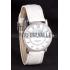 Cartier Moonphase Silver Watch with White Leather Band ct257 621376 Replica