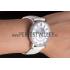 Cartier Moonphase Silver Watch with White Leather Band ct257 621376 Replica