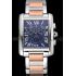 Cartier Tank MC Blue Dial Stainless Steel Case Two Tone Bracelet  622700