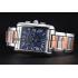 Cartier Tank MC Blue Dial Stainless Steel Case Two Tone Bracelet  622700