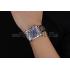 Cartier Tank MC Blue Dial Stainless Steel Case Two Tone Bracelet  622700