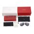 Cartier Wild Panthere Aviator Silver Sunglasses 307801