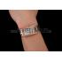 Cartier Tank Americaine White Dial Diamond Bezel Rose Gold Case And Bracelet 1453779