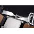 Cartier Tank MC White Dial Stainless Steel Case Black Leather Bracelet  622689 Replica