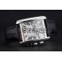 Cartier Tank MC White Dial Stainless Steel Case Black Leather Bracelet  622689 Replica