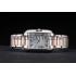 Cartier Tank Anglaise 30mm White Dial Stainless Steel Case Two Tone Bracelet