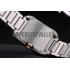 Cartier Tank Anglaise 30mm White Dial Stainless Steel Case Two Tone Bracelet