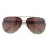 Replica Cartier Wild Panthere Detail Beige Frame Gold Temples Sunglasses 308189