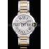 Cartier Ballon Bleu 42mm White Dial Stainless Steel Case Two Tone Gold Bracelet