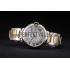 Cartier Ballon Bleu 42mm White Dial Stainless Steel Case Two Tone Gold Bracelet