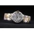 Cartier Ballon Bleu 38mm White Dial Stainless Steel Case Two Tone Gold Bracelet