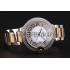 Swiss Cartier Ballon Bleu 46 MM Diamond Dial Diamond Case Gold And Staineless Steel Bracelet 1453886