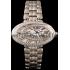 Replica Cartier Baignoire Hypnose White Dial Diamonds Steel Case Steel Bracelet