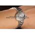 Replica Cartier Baignoire Hypnose White Dial Diamonds Steel Case Steel Bracelet