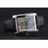 Cartier Tank White Dial Stainless Steel Case Black Leather Strap  622761