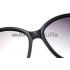 Replica Cartier Double C Decor Black Frame White Temples Sunglasses  308254