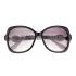 Replica Cartier Double C Decor Black Frame White Temples Sunglasses  308254