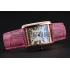 Cartier Tank MC Gold Case White Dial Pink Leather Strap  622176