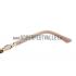 Cartier Golden Logo Detail Dark Red And Beige Frame Sunglasses 308275