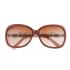 Cartier Golden Logo Detail Dark Red And Beige Frame Sunglasses 308275