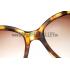 Replica Cartier Golden Finish Logo Detail Light Tortoiseshell Frame Sunglasses 308271