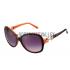 Cartier Golden Finish Logo Detail Black And Orange Frame Sunglasses 308272