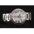 Swiss Cartier Ballon Bleu Two Timezone White Dial Diamond Case Stainless  Steel Bracelet 1453878