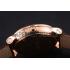 Cartier Rotonde Brown Dial Gold Case With Jewels Brown Leather Strap  622759 Replica