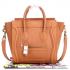 Celine  2008 2way Cow Leather Coffee Handbag