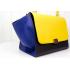 Celine Handbag Handbag Calfskin Yellow HM00740