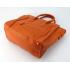 Celine  80017 2way Cow Leather Orange Handbag